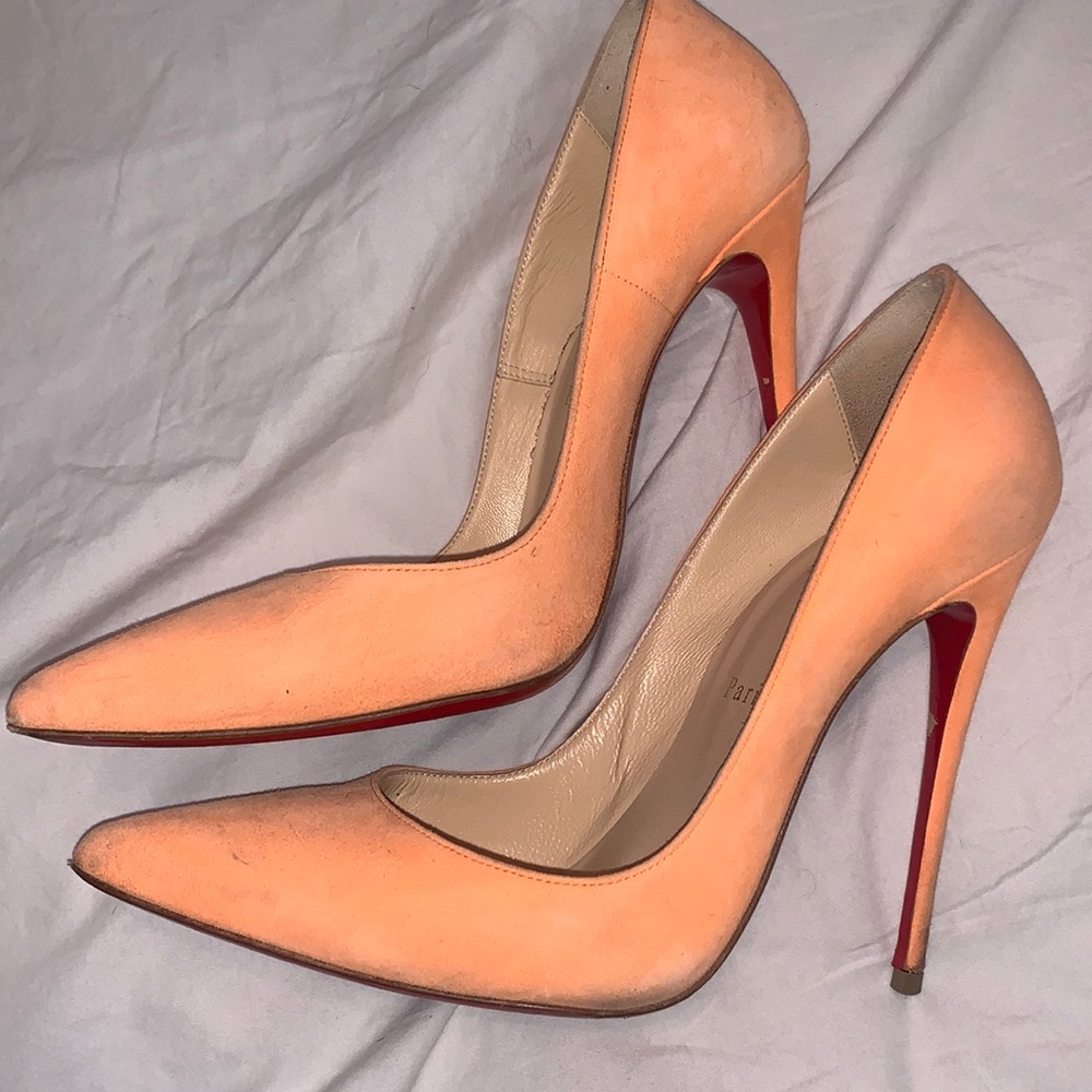 Louboutins - So Kate - Orange Suede - 38.5